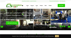 Desktop Screenshot of evergreenpoweruk.com